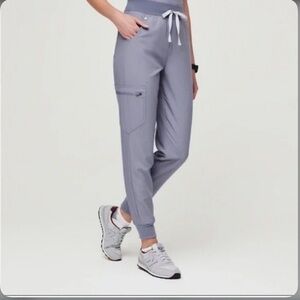 Figs VAPOR BLUE zamora high waisted scrub pants